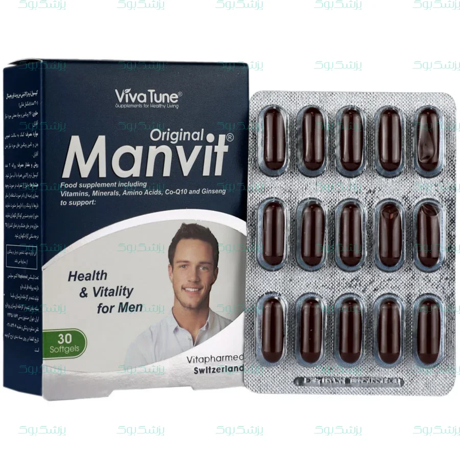 سافت ژل من ویت اوریجینال ویوا تیون 30 عدد