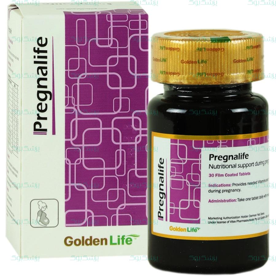 قرص پرگنالایف مولتی ویتامین مینرال بارداری گلدن لایف 30 عدد