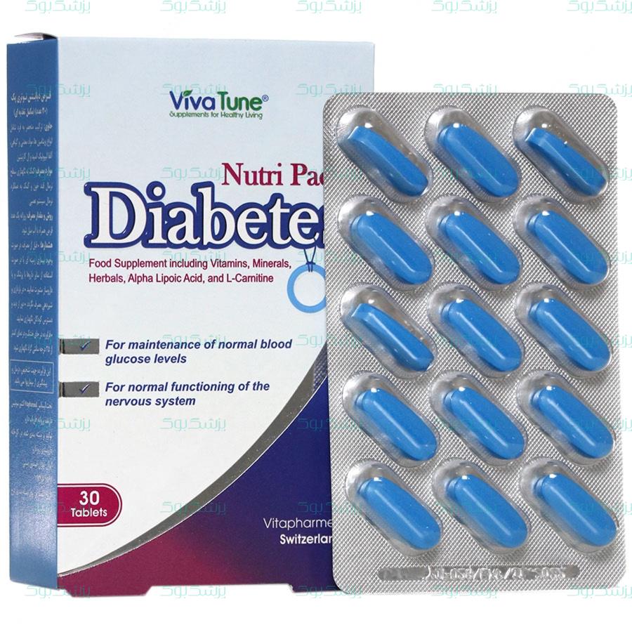 قرص دیابتس نوتری پک ویوا تیون 30 عدد