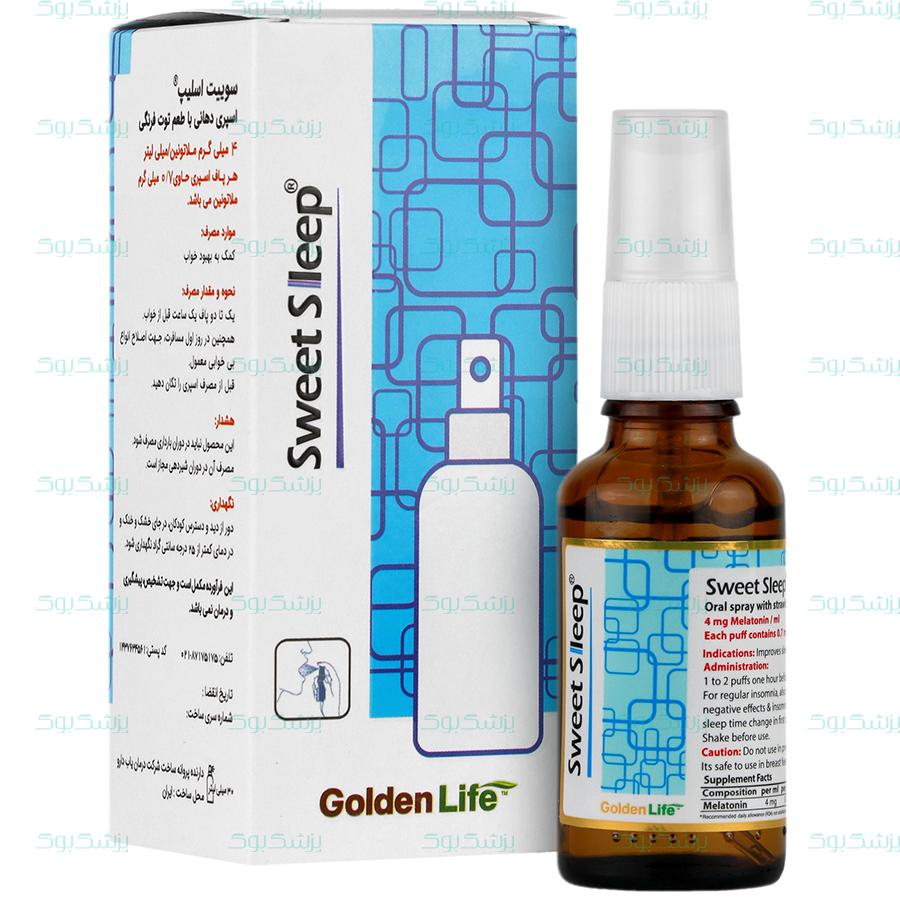 اسپری دهانی سوییت اسلیپ گلدن لایف 30 میلی لیتر