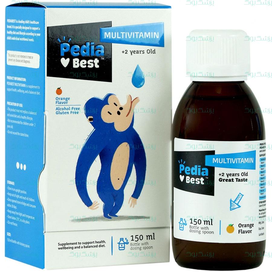 شربت مولتی ویتامین پدیابست 150 میلی لیتر