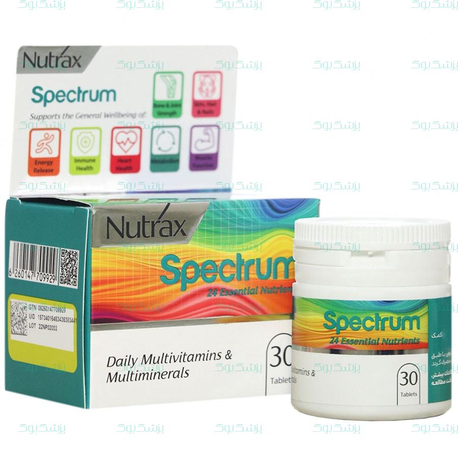 قرص اسپکتروم نوتراکس 30 عدد