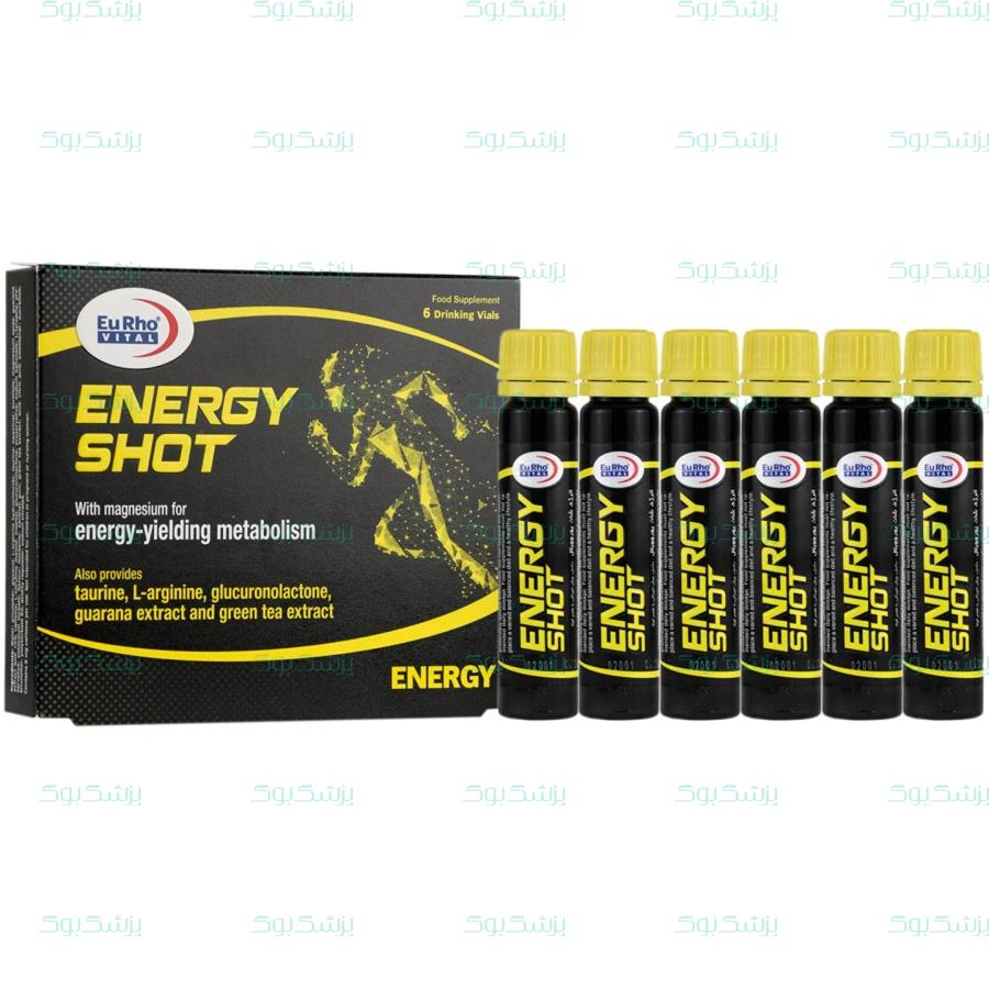 ویال انرژی شات یوروویتال 6 عدد